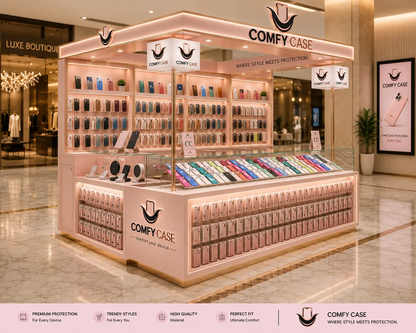 COMFY CASE Retail Kiosk